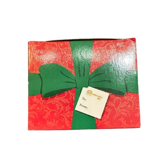 Vintage Christmas Treasures Brass Key Blown Glass Ornament Tea Lady Angel NIB - Picture 5 of 5